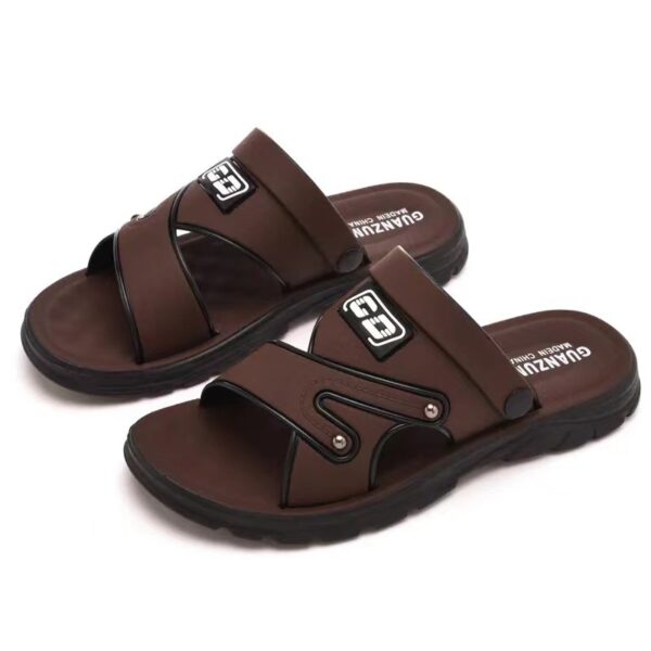 Summer Men's Platform Non-slip Beach Sandals - Image 4