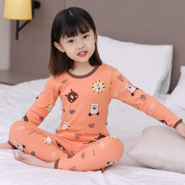 Cotton Children's Underwear Set Autumn Clothes Trousers - Image 4