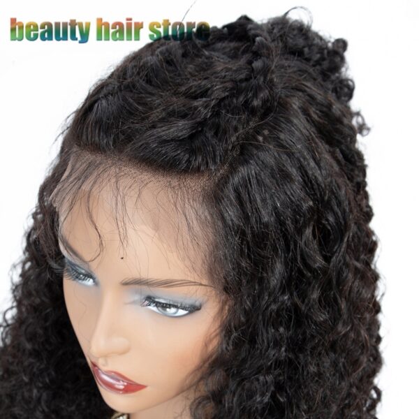 Brazilian Kinky Curly Lace Front Human Hair Wigs - Image 3