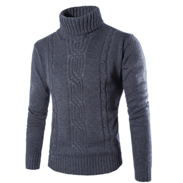 Jacquard sweater England casual pullover sweater - Image 5