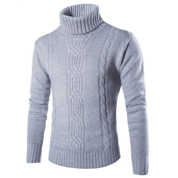 Jacquard sweater England casual pullover sweater - Image 3