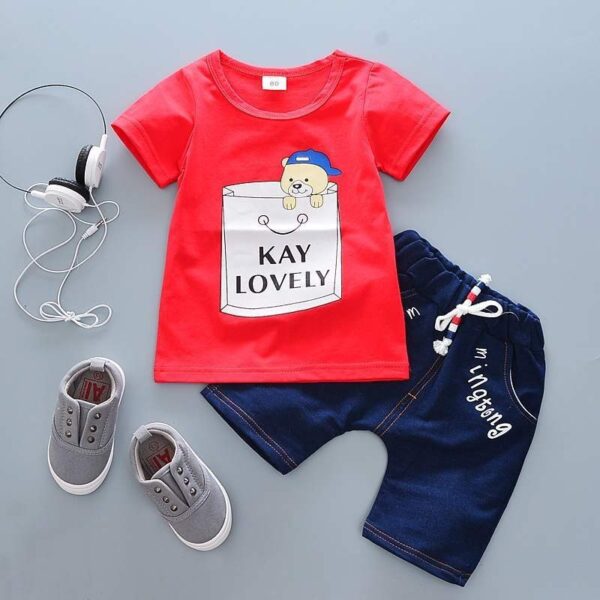 Children's Short Sleeved Boy's Summer Clothes Female Baby - Image 9