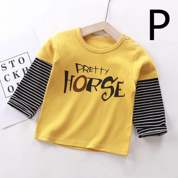 Baby Clothes Boys And Girls Cotton Long-sleeved T-shirt - Image 5