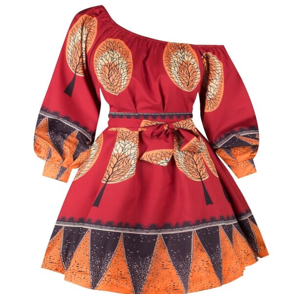 Women's Vintage African Evening Dress - Image 2