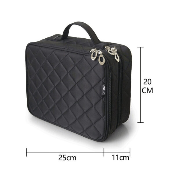 Large Capacity Double Deck Cosmetic Bag - Image 9