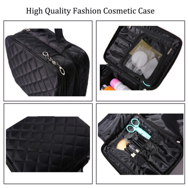 Large Capacity Double Deck Cosmetic Bag - Image 7