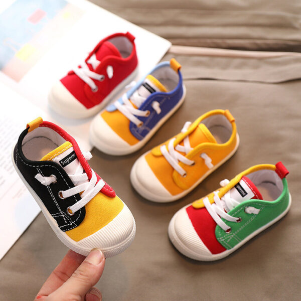 Kindergarten Indoor Shoes Baby Cloth Shoes Children Canvas Shoes