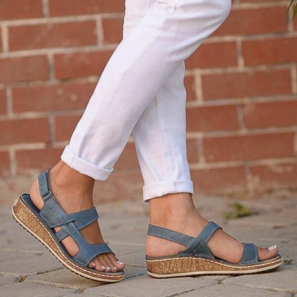 Summer Casual Women's Slope Heel Sandals - Image 6