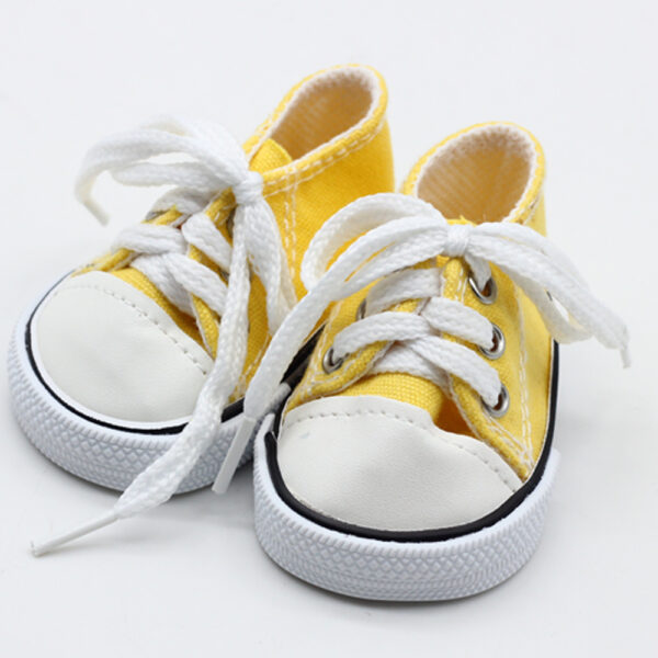 Shaf Doll Canvas Shoes American Doll Fashion Sneakers 18-inch Doll Strap Shoes Wholesale - Image 6