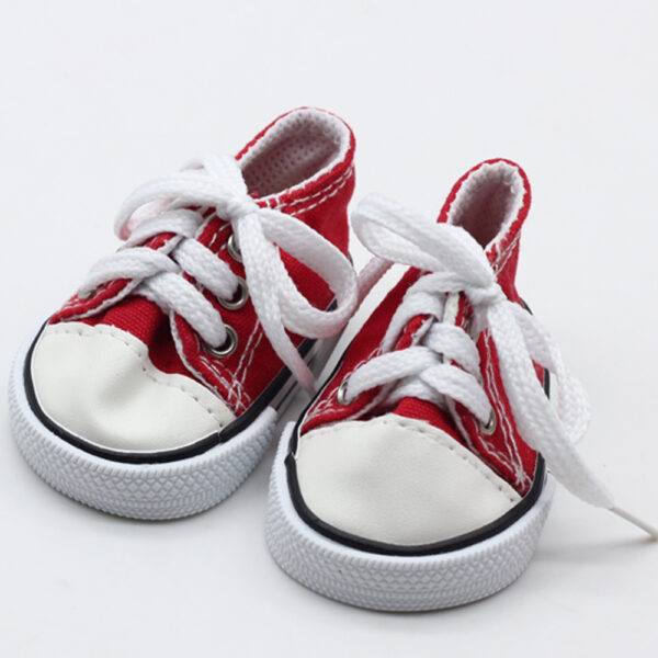 Shaf Doll Canvas Shoes American Doll Fashion Sneakers 18-inch Doll Strap Shoes Wholesale - Image 5