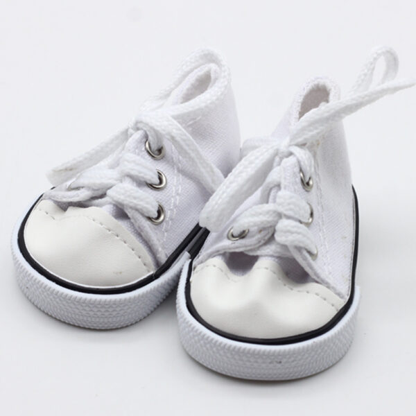 Shaf Doll Canvas Shoes American Doll Fashion Sneakers 18-inch Doll Strap Shoes Wholesale - Image 8