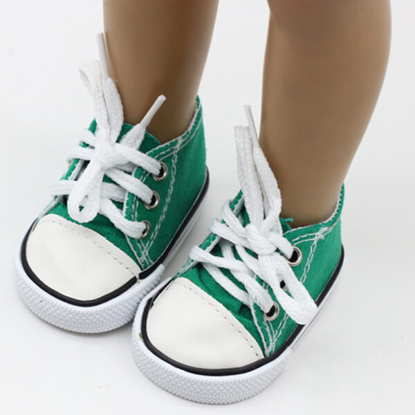 Shaf Doll Canvas Shoes American Doll Fashion Sneakers 18-inch Doll Strap Shoes Wholesale - Image 10