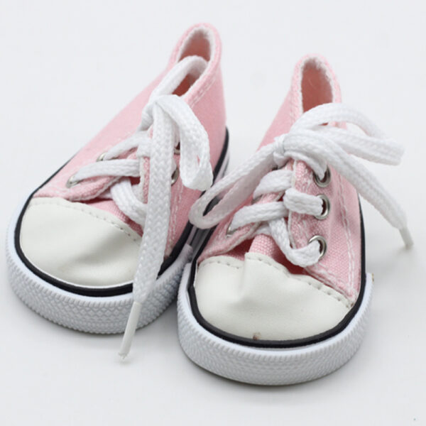 Shaf Doll Canvas Shoes American Doll Fashion Sneakers 18-inch Doll Strap Shoes Wholesale - Image 9