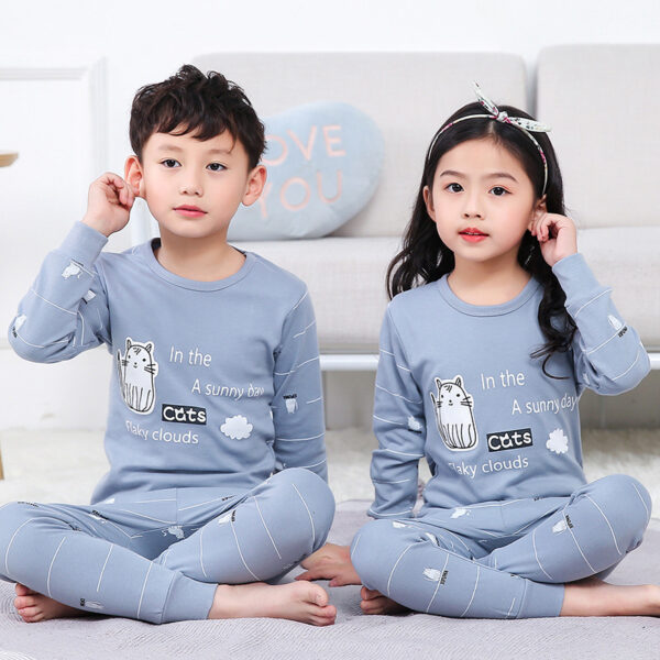 Children'S Underwear Suit Boys And Girls Long-Sleeved Baby Cotton Autumn Clothes Long-Sleeved Cotton Sweater - Image 5