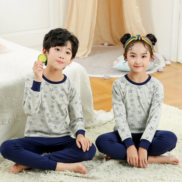 Children'S Underwear Suit Boys And Girls Long-Sleeved Baby Cotton Autumn Clothes Long-Sleeved Cotton Sweater - Image 8