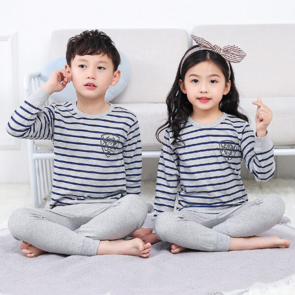 Children'S Underwear Suit Boys And Girls Long-Sleeved Baby Cotton Autumn Clothes Long-Sleeved Cotton Sweater - Image 7