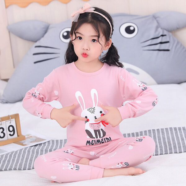 Children'S Underwear Suit Boys And Girls Long-Sleeved Baby Cotton Autumn Clothes Long-Sleeved Cotton Sweater - Image 2