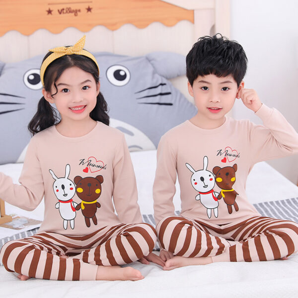 Children'S Underwear Suit Boys And Girls Long-Sleeved Baby Cotton Autumn Clothes Long-Sleeved Cotton Sweater - Image 10