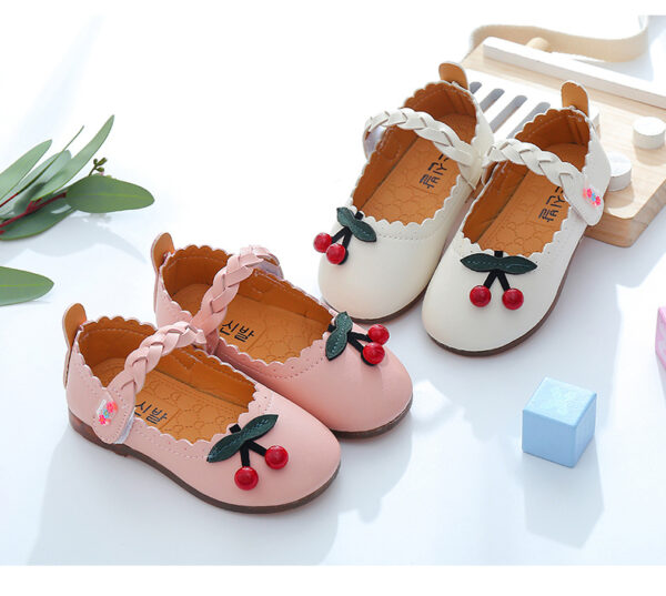 New Children's Peas Shoes, Children's Single Shoes, Cute Female Baby Soft-soled Princess Shoes - Image 2