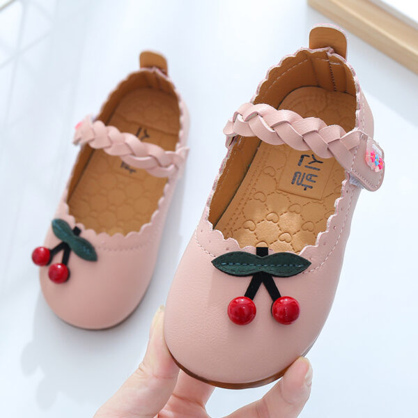 New Children's Peas Shoes, Children's Single Shoes, Cute Female Baby Soft-soled Princess Shoes