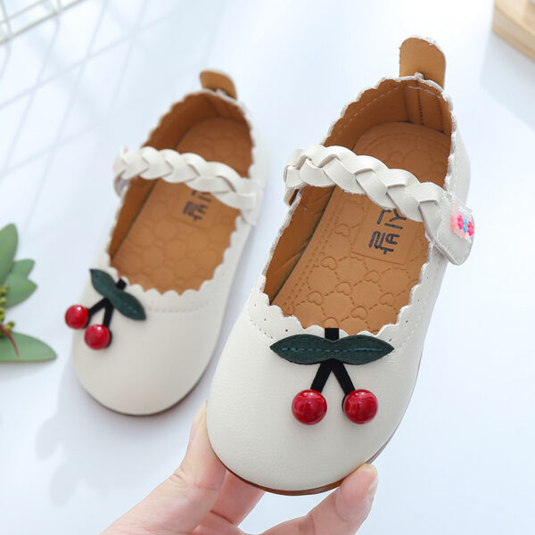 New Children's Peas Shoes, Children's Single Shoes, Cute Female Baby Soft-soled Princess Shoes - Image 3