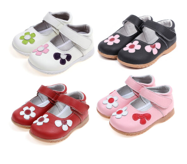 Leather Shoes Korean Princess Shoes Single Shoes Cowhide Children'S Shoes Baby Shoes - Image 2