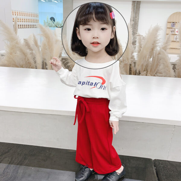 Girls' Suits, Spring Clothes, New Style, Korean Style, Middle And Small Children, Spring And Autumn Casual Two-piece Suits, Little Girls, Children's Clothes - Image 5