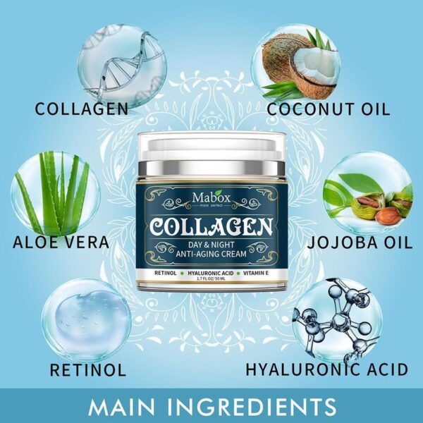 Collagen Moisturizing Facial Cream Skin Care Products Anti Aging Face Cream Moisturizing Wrinkle Remover - Image 6