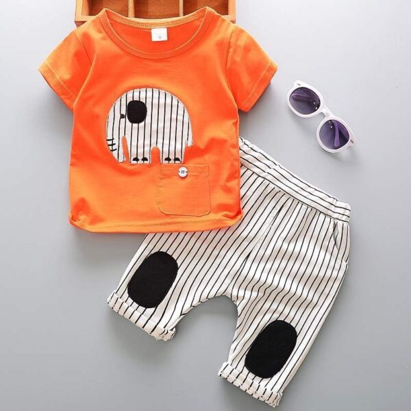 Children's Short Sleeved Boy's Summer Clothes Female Baby - Image 4