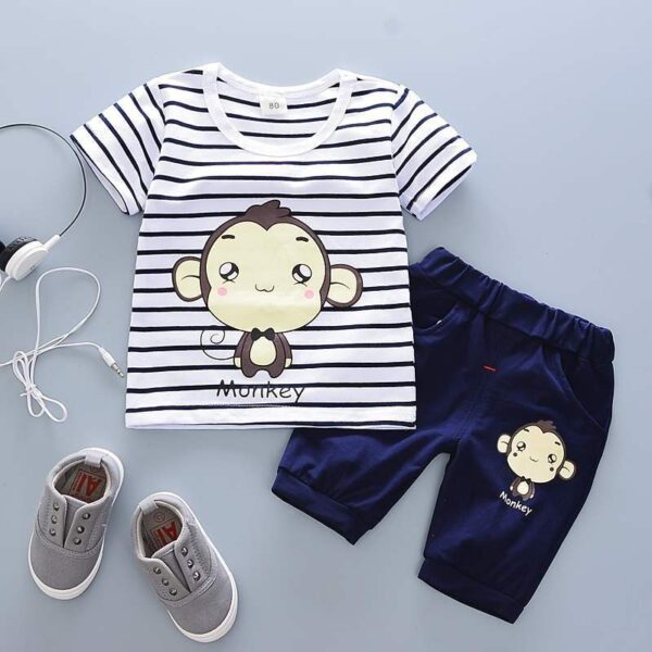 Children's Short Sleeved Boy's Summer Clothes Female Baby - Image 6