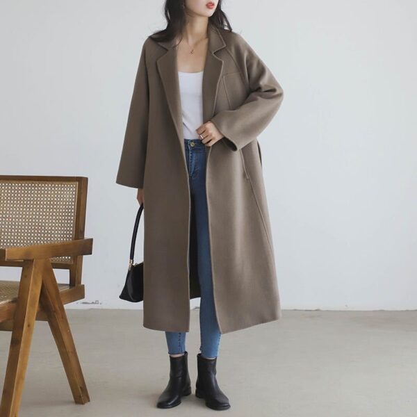 Fashion Loose Cool Woolen Coat Women