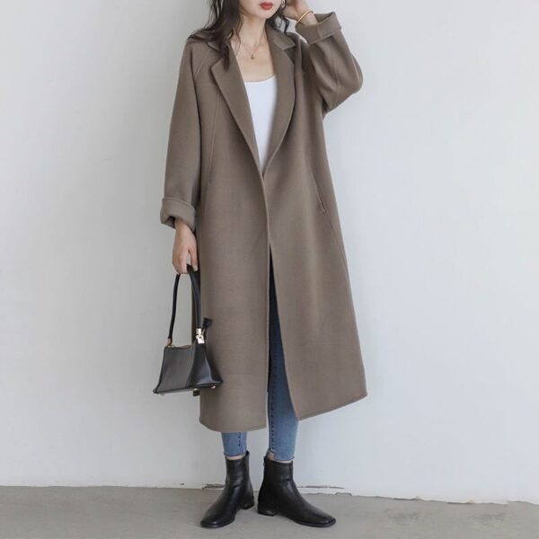 Fashion Loose Cool Woolen Coat Women - Image 3