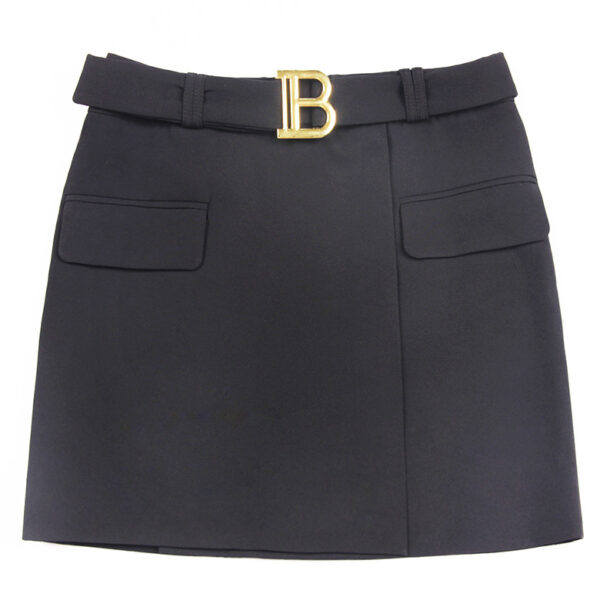 Trendy Summer Slim And Cool A-line Bag Hip Mini Skirt - Image 2