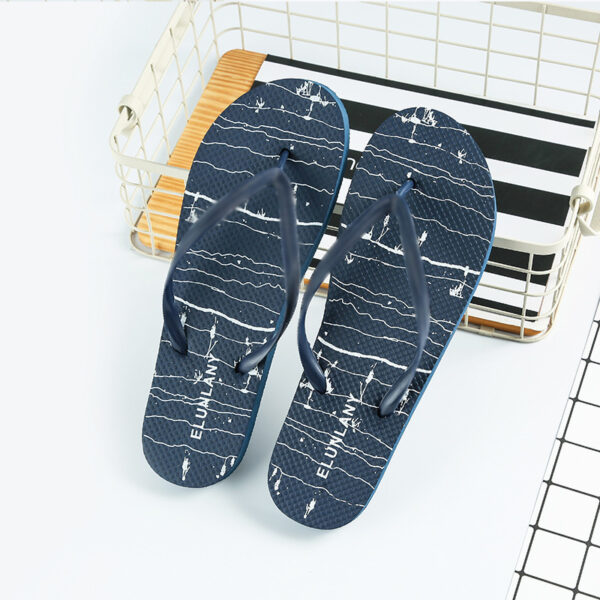 Non-slip wear-resistant feet Men's flip-flops - Image 10