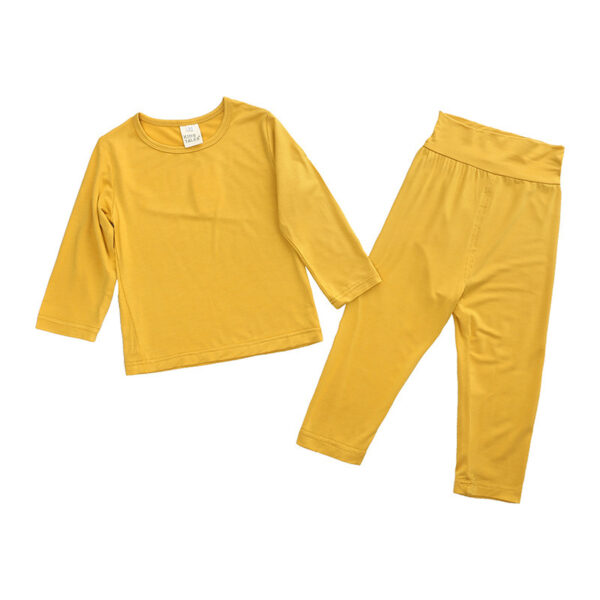 Children's Underwear Set Cotton High Waist Autumn Clothes Long Trousers - Image 3