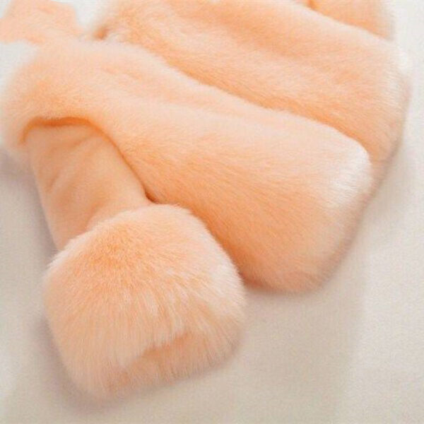 Girls' New Fox Fur Thickened Cotton Coat - Image 2