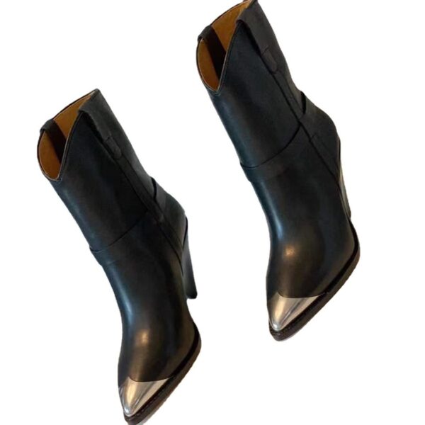 New High Heel Low Tube Pointed Toe Women's Boots Personality - Image 3