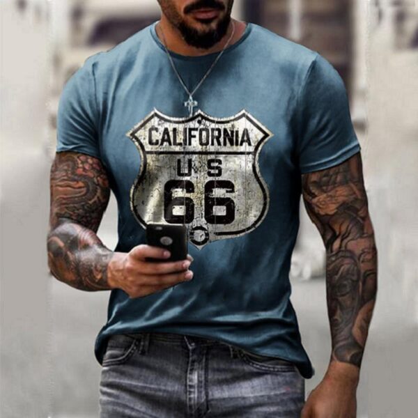 Oversize Clothes Retro Short Sleeve Men - Image 7