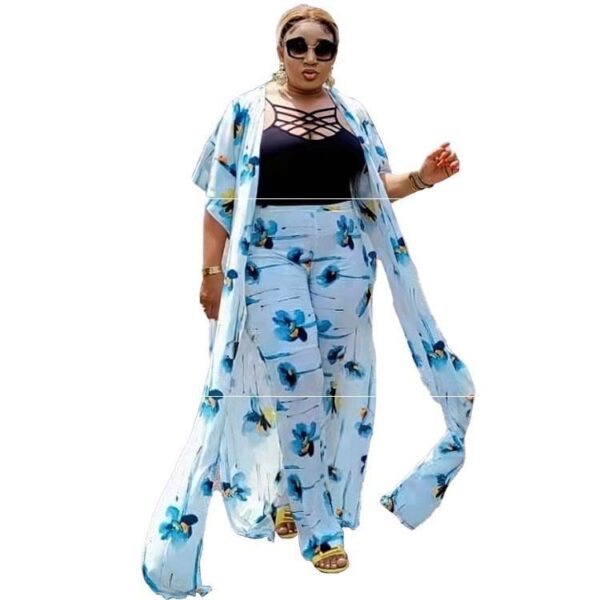 African Clothes Women For Women 3 Piece Set Tank Robes And - Image 6