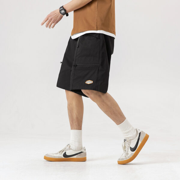 Mountain Vintage Zipper Workwear With Pocket Shorts - Image 4