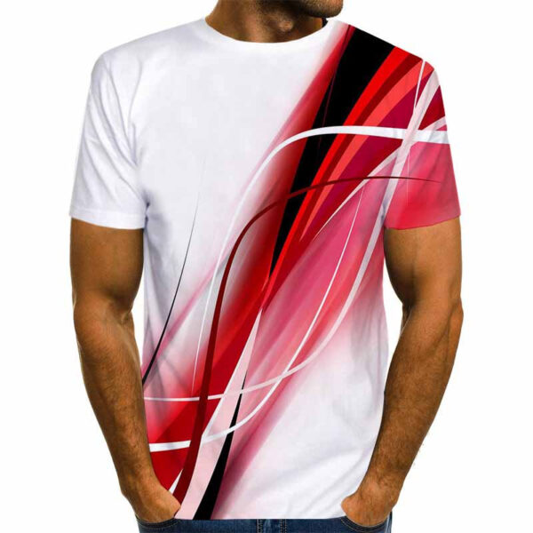 Men's Sports Loose Summer Short-sleeved T-shirt - Image 7