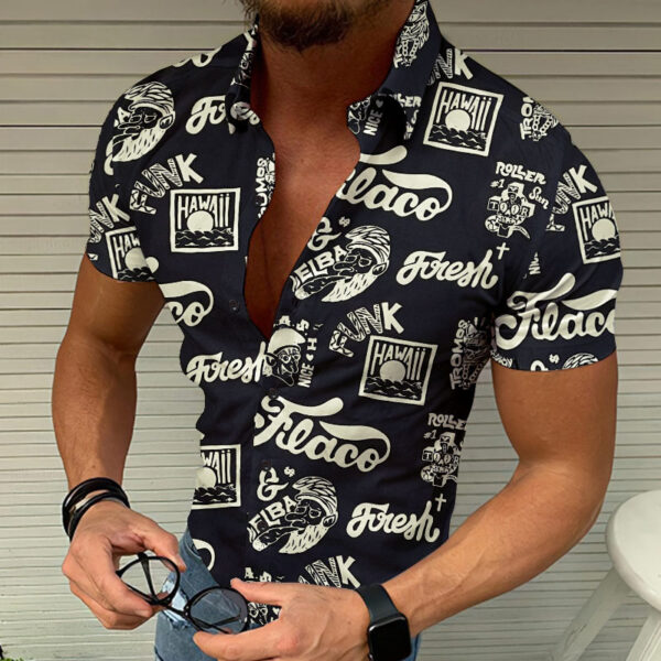 Casual Summer Beach 3D Printed Shirt Men's Cool Top - Image 3