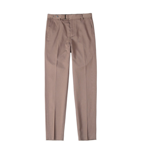 Belt Non-ironing High-grade Casual Trousers - Image 4