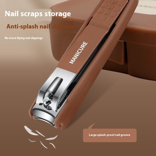 Portable Anti-splash Portable Nail Clippers Suit - Image 5