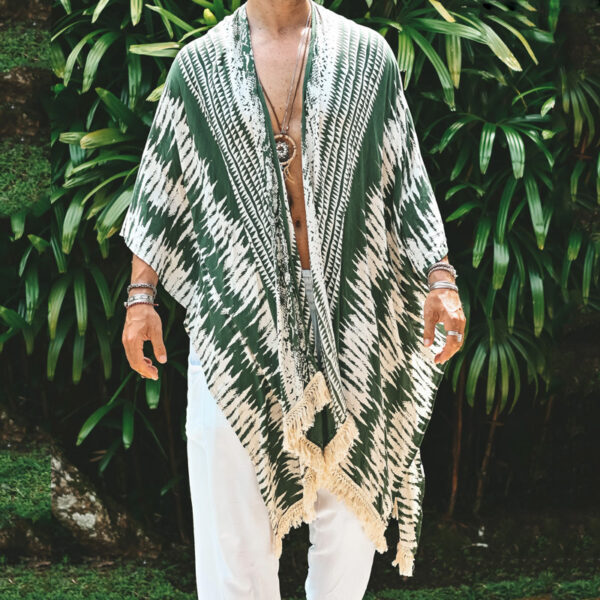 Men's Printed Beach Cloak Trendy Loose - Image 4