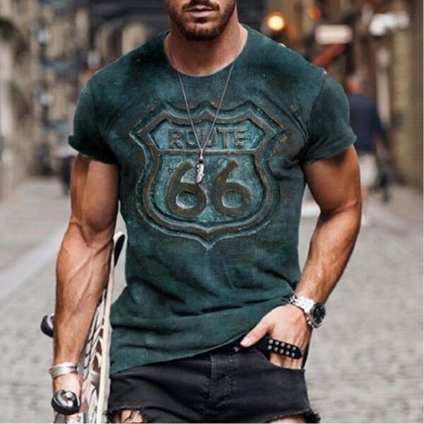 Oversize Clothes Retro Short Sleeve Men - Image 5