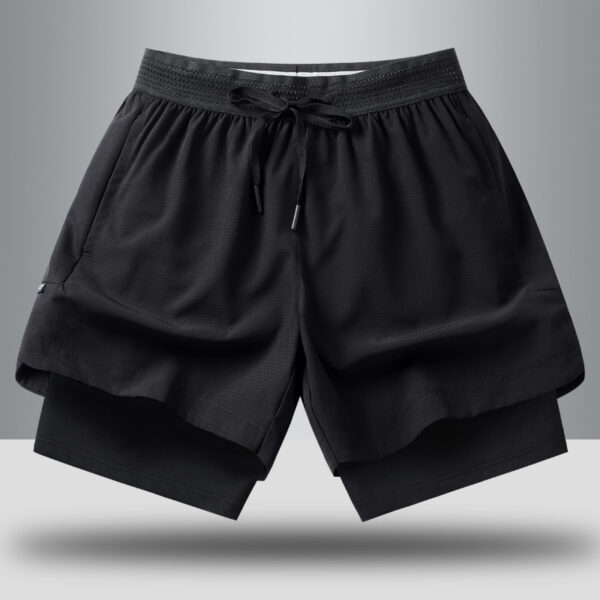 Men's Casual Fitness Quick-drying Shorts Breathable Workout Shorts - Image 6