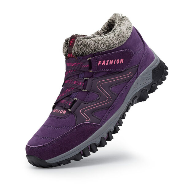 Men's And Women's Outdoor Cotton-padded Mid-top Sports Cotton Shoes - Image 9