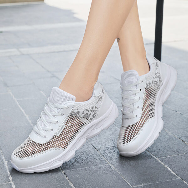 Women's Lightweight Summer Breathable Mesh Mom Sneakers - Image 2