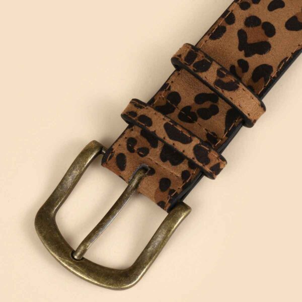 Boxi Style PU Leopard Print Belt For Women Dress Slim Fit Women - Image 6